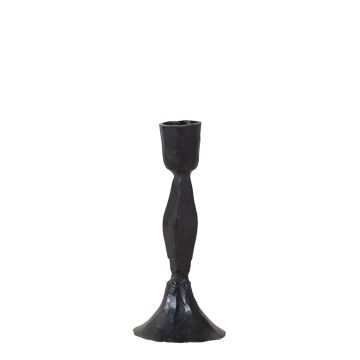 5.5-Inch Primitive Cast Iron Taper Candle Holders - Set of 4