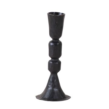 6-Inch Colonial Cast Iron Taper Candle Holders - Set of 4