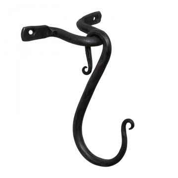 6-Inch Wrought Iron Ceiling/Wall Hooks - Set of 4