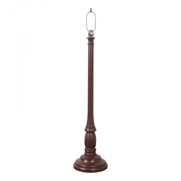 Brinton House Floor Lamp Base in Rustic Red