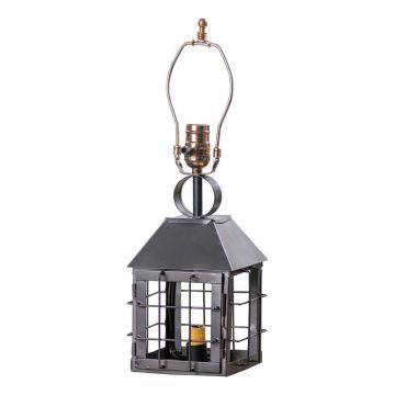 Colonial Lamp Base in Smokey Black