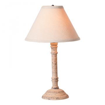 Gatlin Wood Table Lamp in Hartford Buttermilk with Fabric Linen Shade