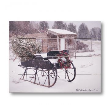 Grandpa's Sleigh Pallet Art