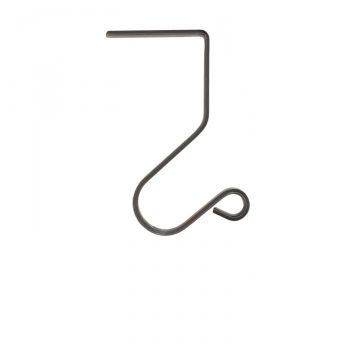 Wrought Iron Medium Mantle Hooks (Set of 3)